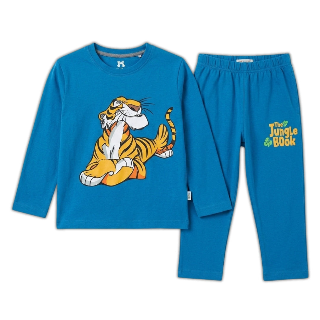 Boys Teal Blue Jungle Book Coord Set (2 Piece) - Size 1 - 12 Years
