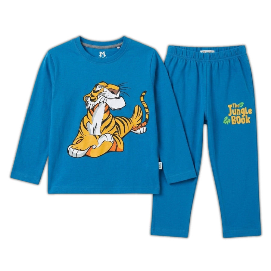 Boys Teal Blue Jungle Book Coord Set (2 Piece) - Size 1 - 12 Years