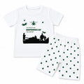 Boys White 14th August Pakistan Army Summer Coord Set (2 Piece) Age 1 - 12 Years