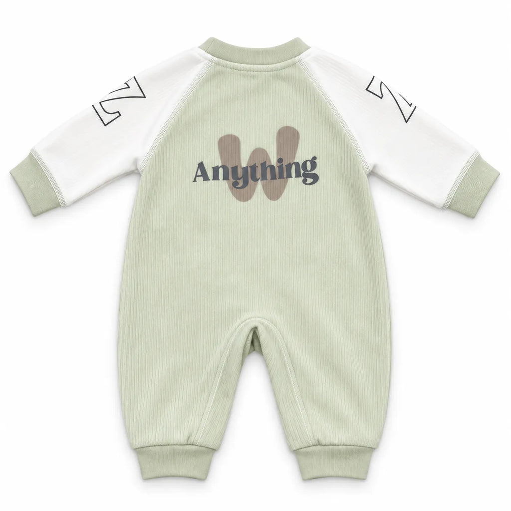 Boys Winter Imported Sea Green Anything Romper (Size 0 - 6 Months)