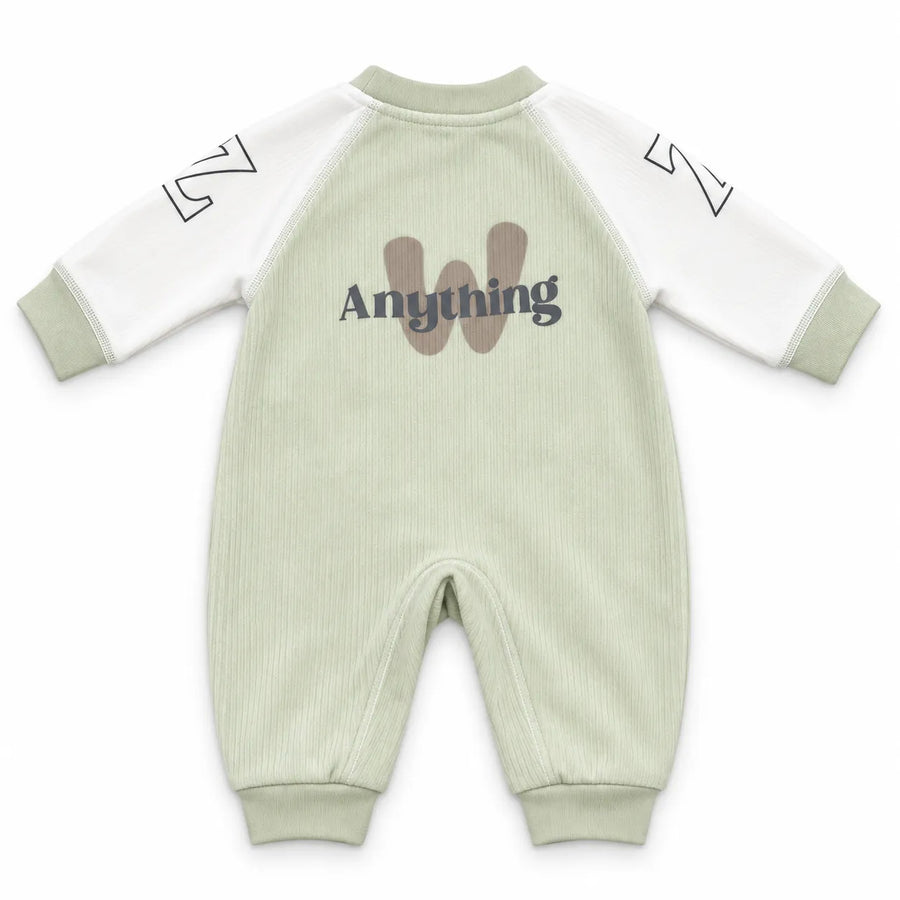 Boys Winter Imported Sea Green Anything Romper (Size 0 - 6 Months)