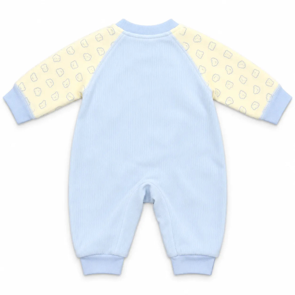 Boys Winter Imported Sky Blue Panda Romper (Size 0 - 6 Months)