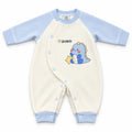 Boys Winter Imported Sky Blue & White Dino Romper (Size 0 - 6 Months)