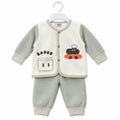 Boys Winter Imported Suiting Sage Green Baked Print (Size 0 - 6 Months)