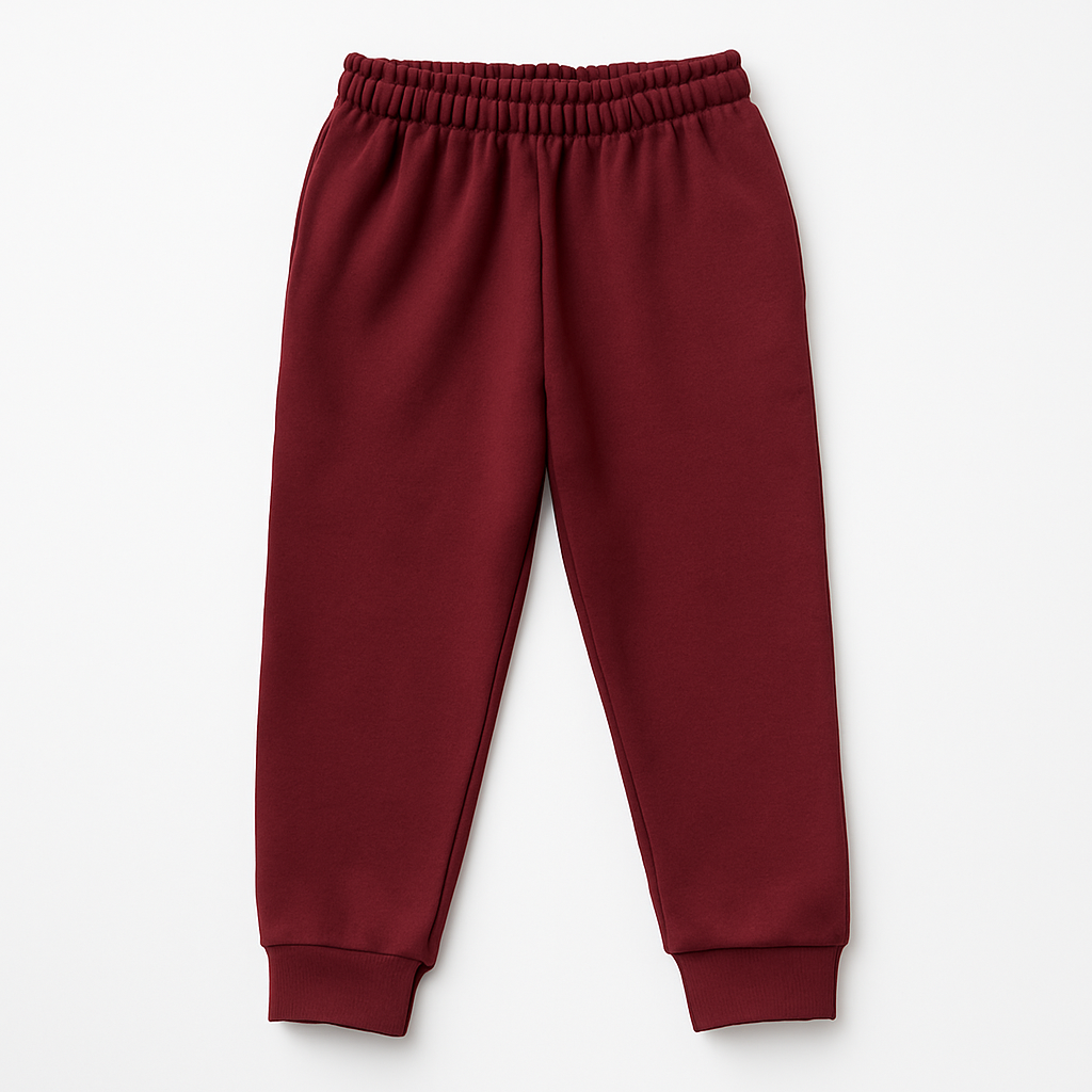 "Boys winter fleece jogger pants in grey – warm and comfortable sweatpants for kids, available in sizes 26 to 36"