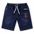 Lilcubspk boys denim shorts in various shades of blue, size 9 months to 12 years, featuring a classic denim design.