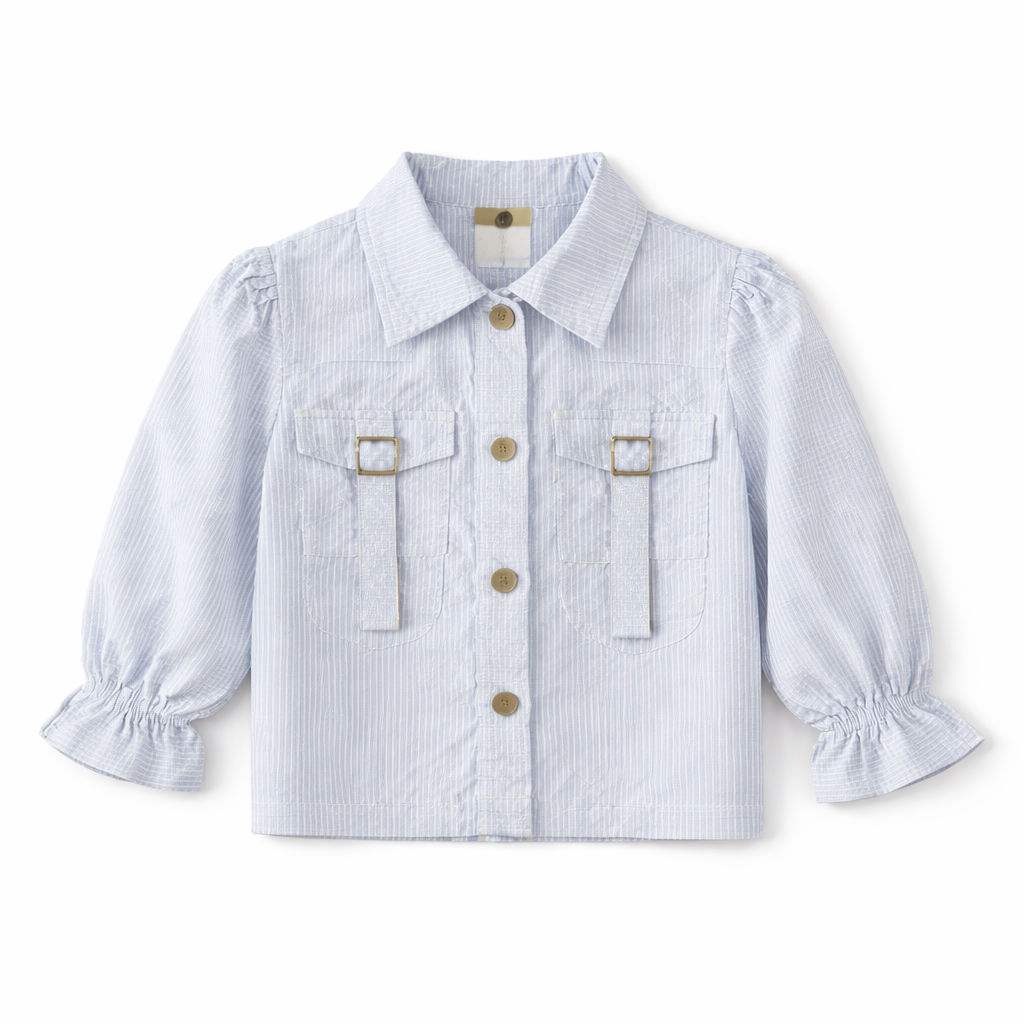 Girls Blue Cotton Summer Coord Set 2-Piece for Kids (2 - 10 Years) | Lil' Cubs