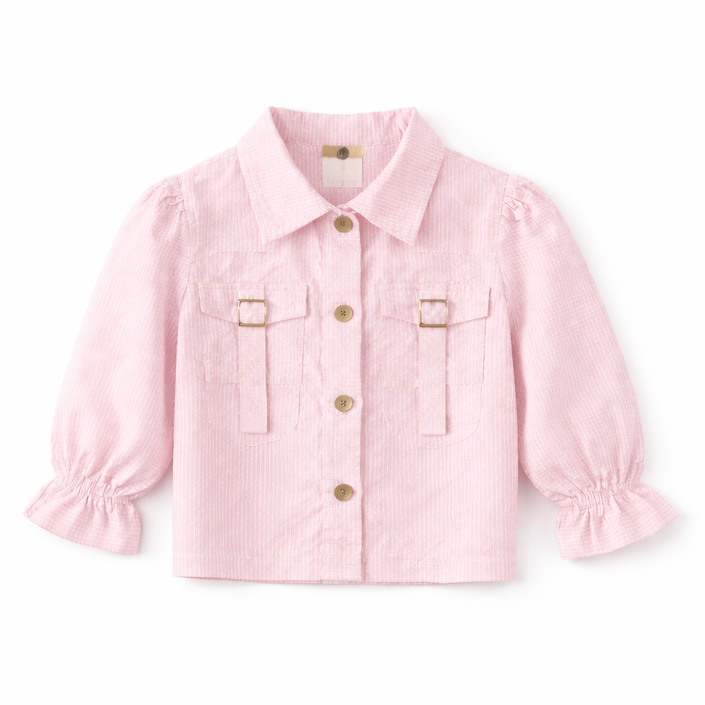 Girls Pink Cotton Summer Coord Set 2-Piece for Kids (2 - 10 Years) | Lil' Cubs