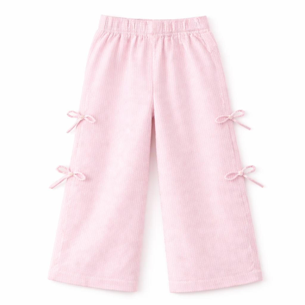 Girls Pink Cotton Summer Coord Set 2-Piece for Kids (2 - 10 Years) | Lil' Cubs