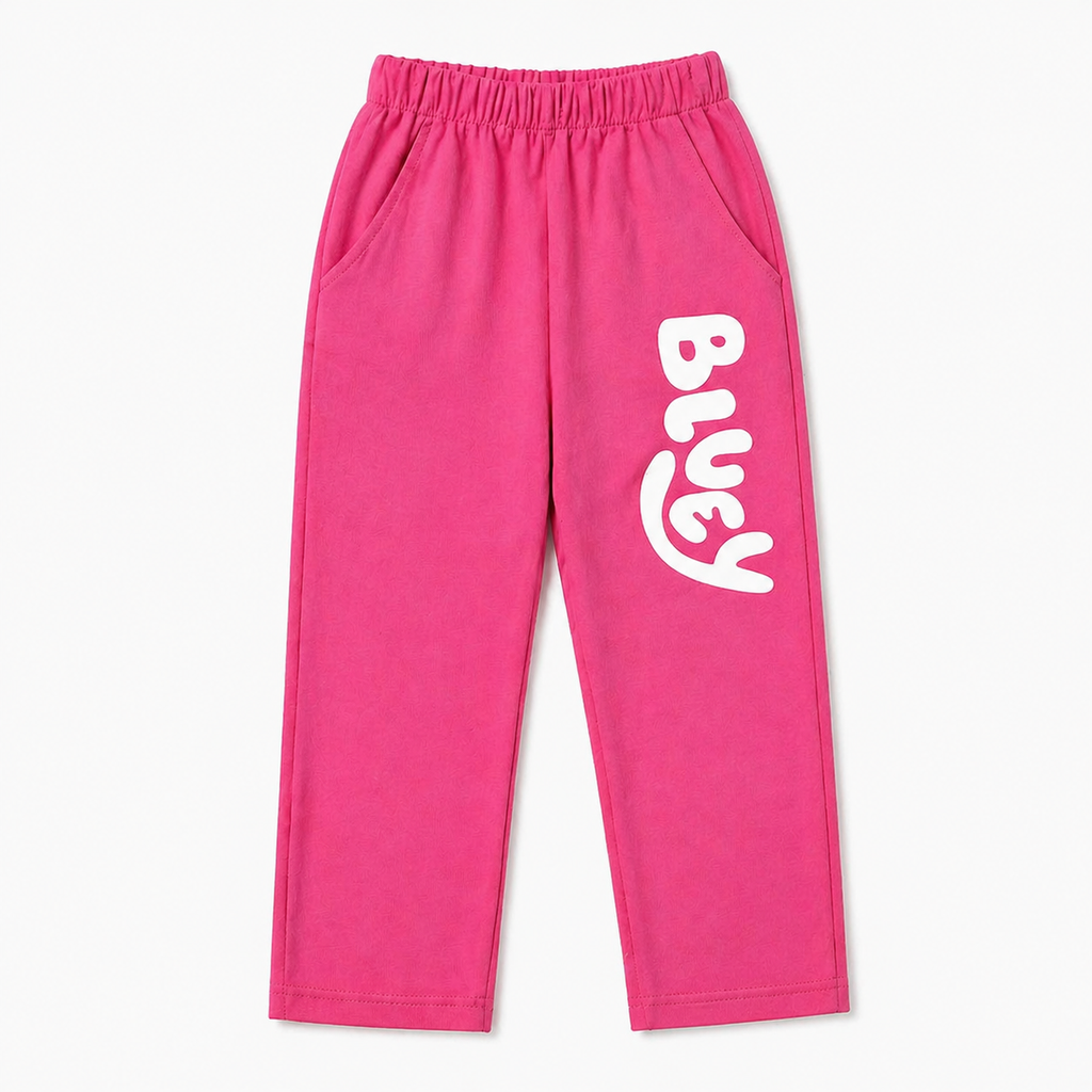 Pink and blue Lil' Cubs summer coord set for kids, featuring a sleeveless top and shorts in a playful design.