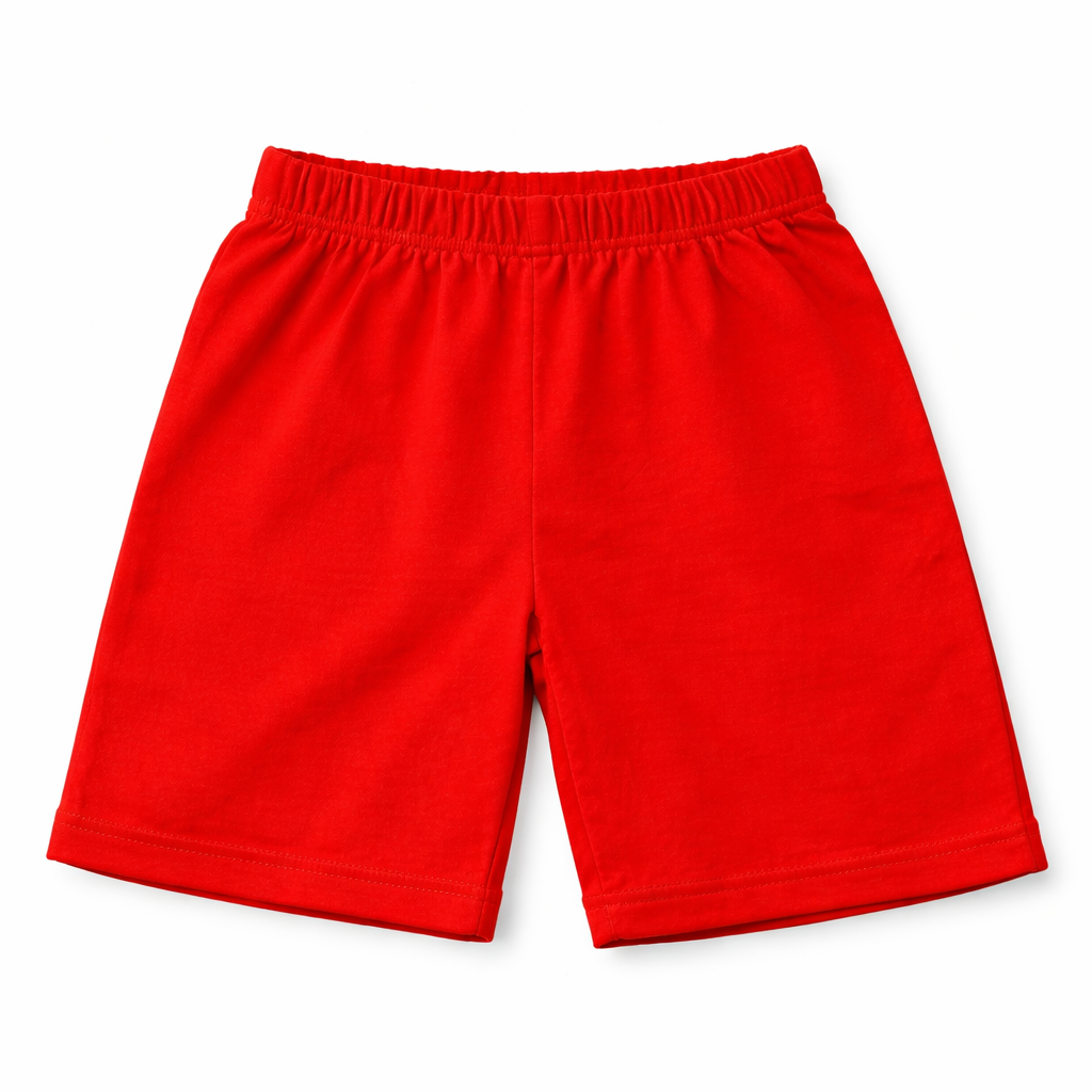 Kids' summer coord set by lilcubspk featuring a Champion basketball print for boys aged 1-12 years. Bright, casual, comfortable outfit.