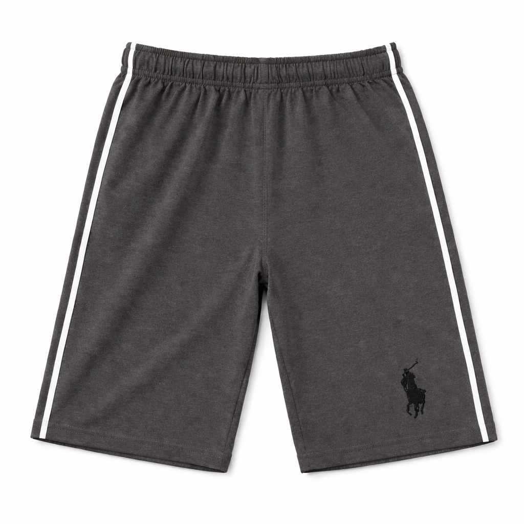 Boys Polo Shorts with Sides Stripe (Different Shades)