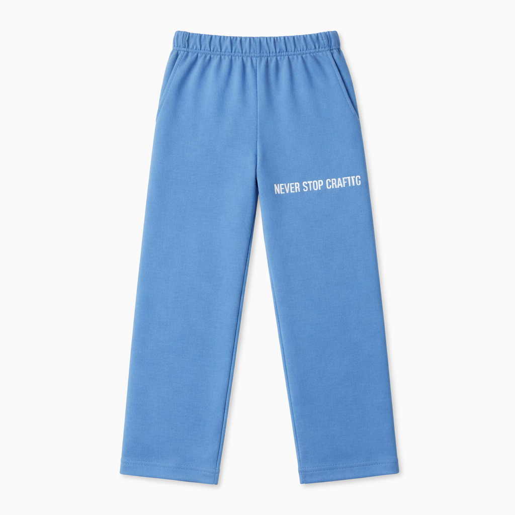 Light Blue Minecraft Print Summer Coord Set (2-Piece)