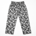 Girls Black & White Floral Cotton Trouser - Lil' Cubs
