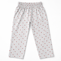 Girls Grey Cherry Cotton Trouser - Lil' Cubs