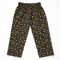 Girls dark green Christmas cotton pajamas with festive print, comfortable and soft, from lilcubspk.