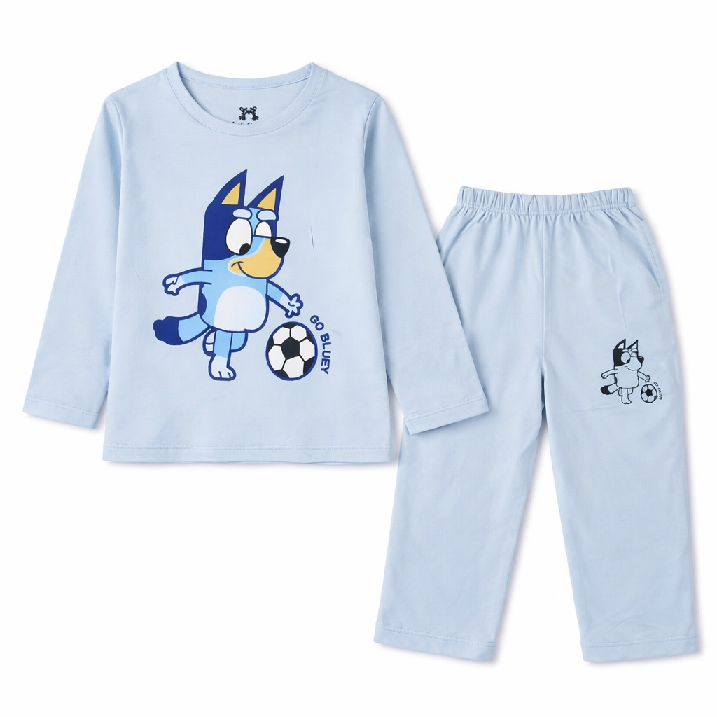 Go Bluey Light Blue Summer Coord Set (2-Piece)