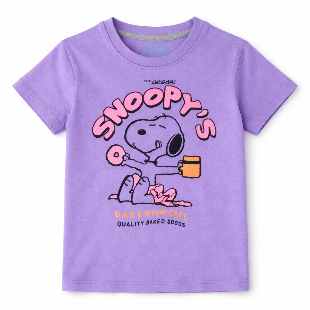 Snoopy Purple Summer T-Shirt