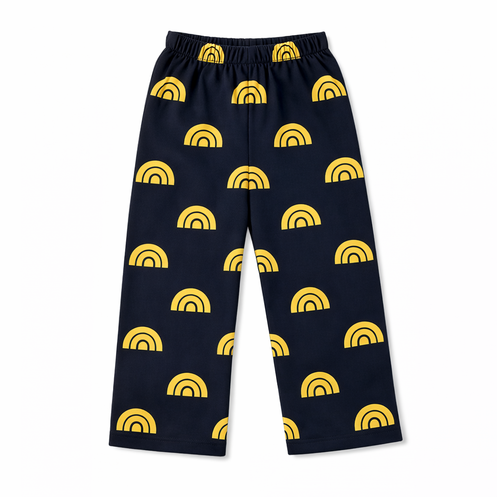 Rainbow Navy Blue Summer Coord Set (2-Piece) - Lil' Cubs