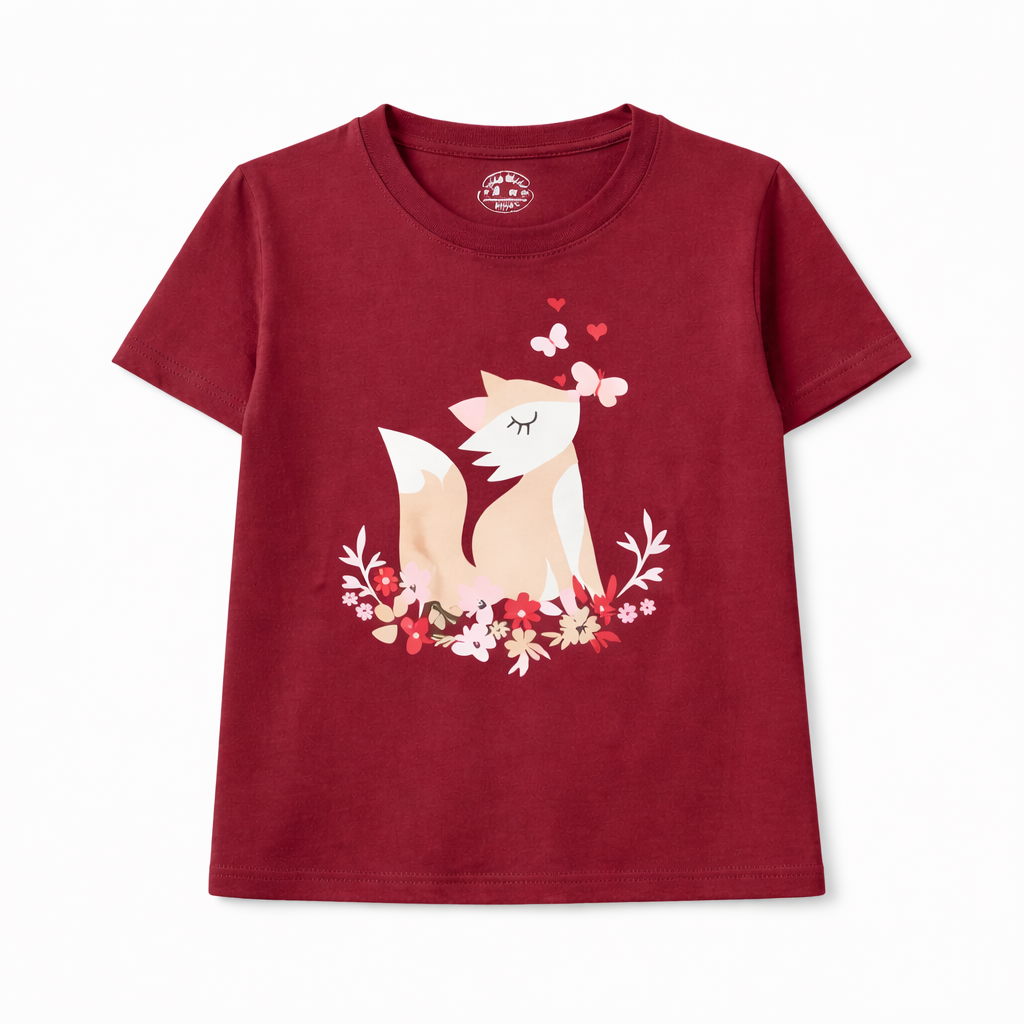 Maroon Squirrel  Summer Coord Set (2-Piece)