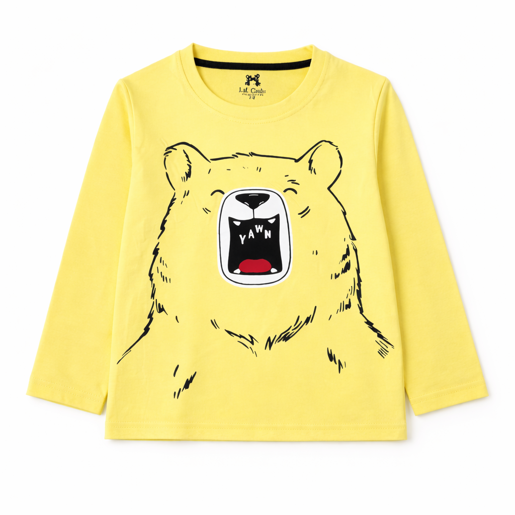 Mellow Lemon Bear Summer Coord Set (2-Piece) - Lil' Cubs