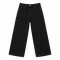 Boys Black Baggy Denim Jeans - Lil' Cubs