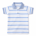 White Striped T-Shirt - Lil' Cubs