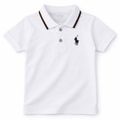 White Polo T-Shirt - Lil' Cubs