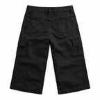 Black Cargo Baggy Denim Jeans (6 Pockets) - Lil' Cubs