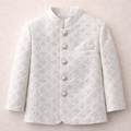 Boys White Prince Coat - Lil' Cubs