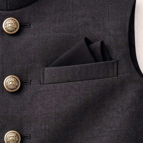 Boys Grey Cotton Waistcoat - Lil' Cubs