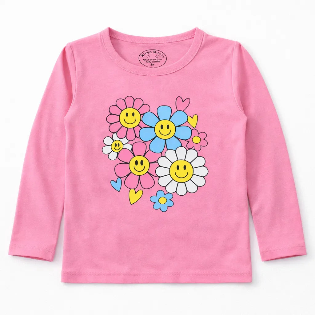 Happy Flowers Pink Summer Coord Set (2-Piece) - Lil' Cubs