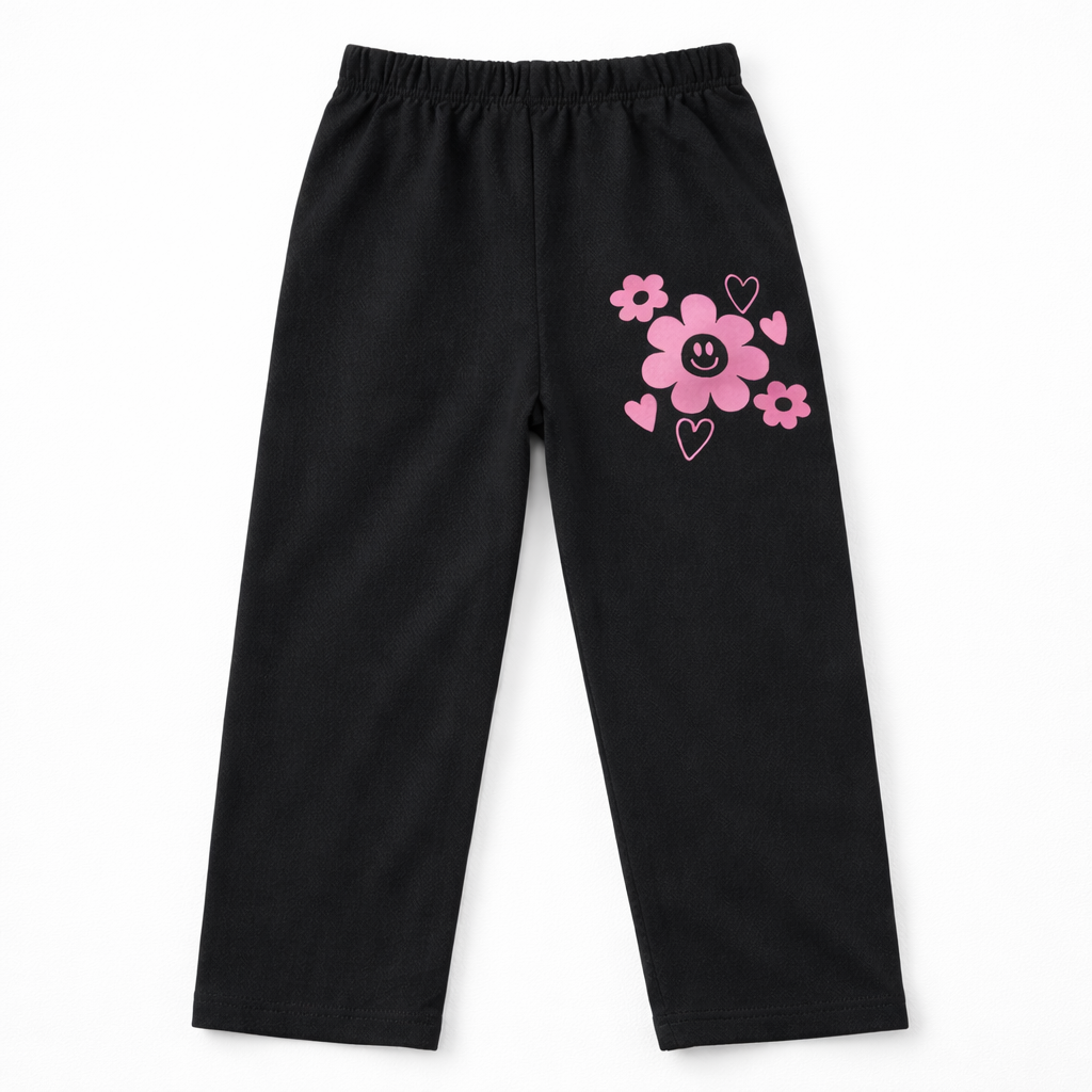 Happy Flowers Pink Summer Coord Set (2-Piece)