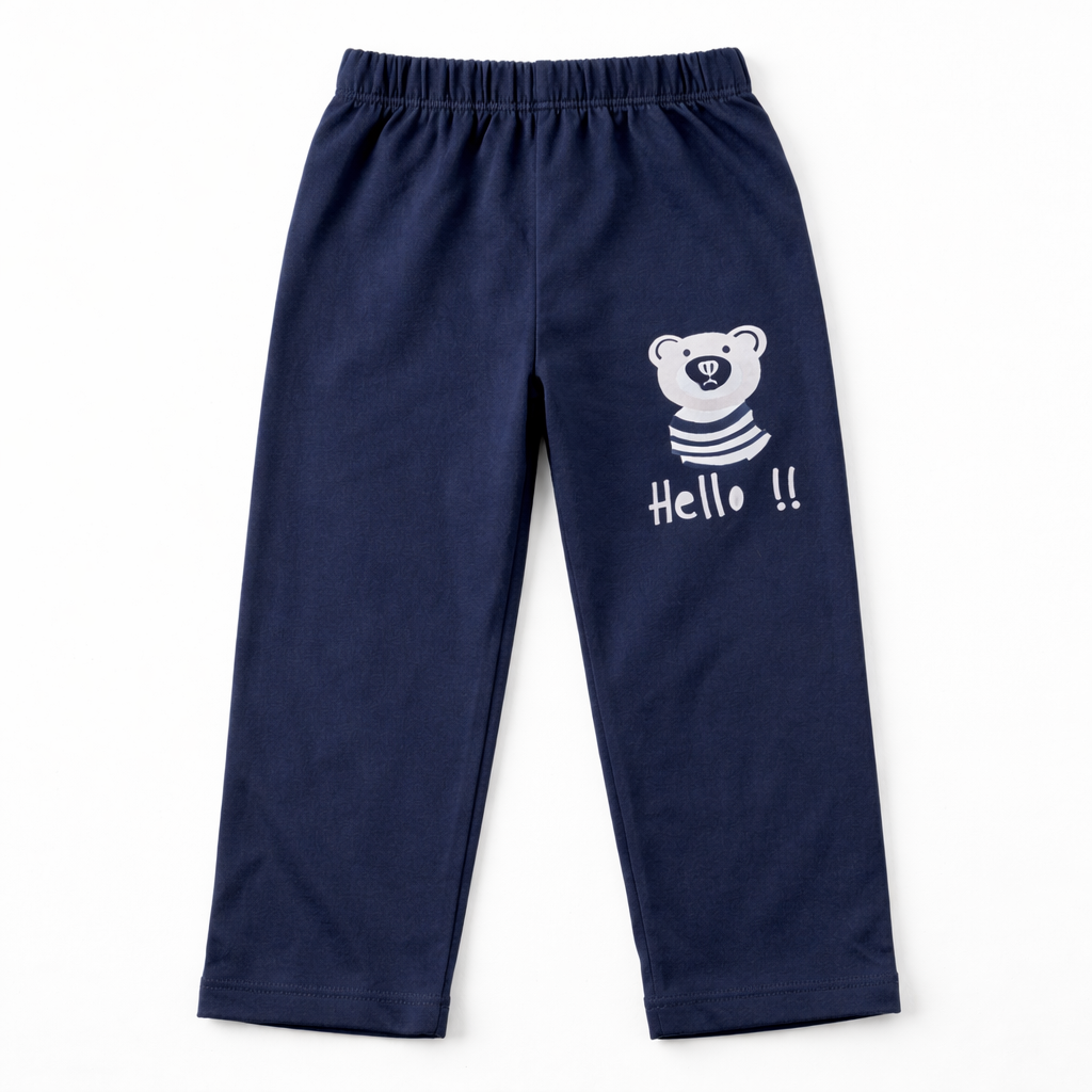Hello Bear Navy Summer Coord Set (2-Piece)