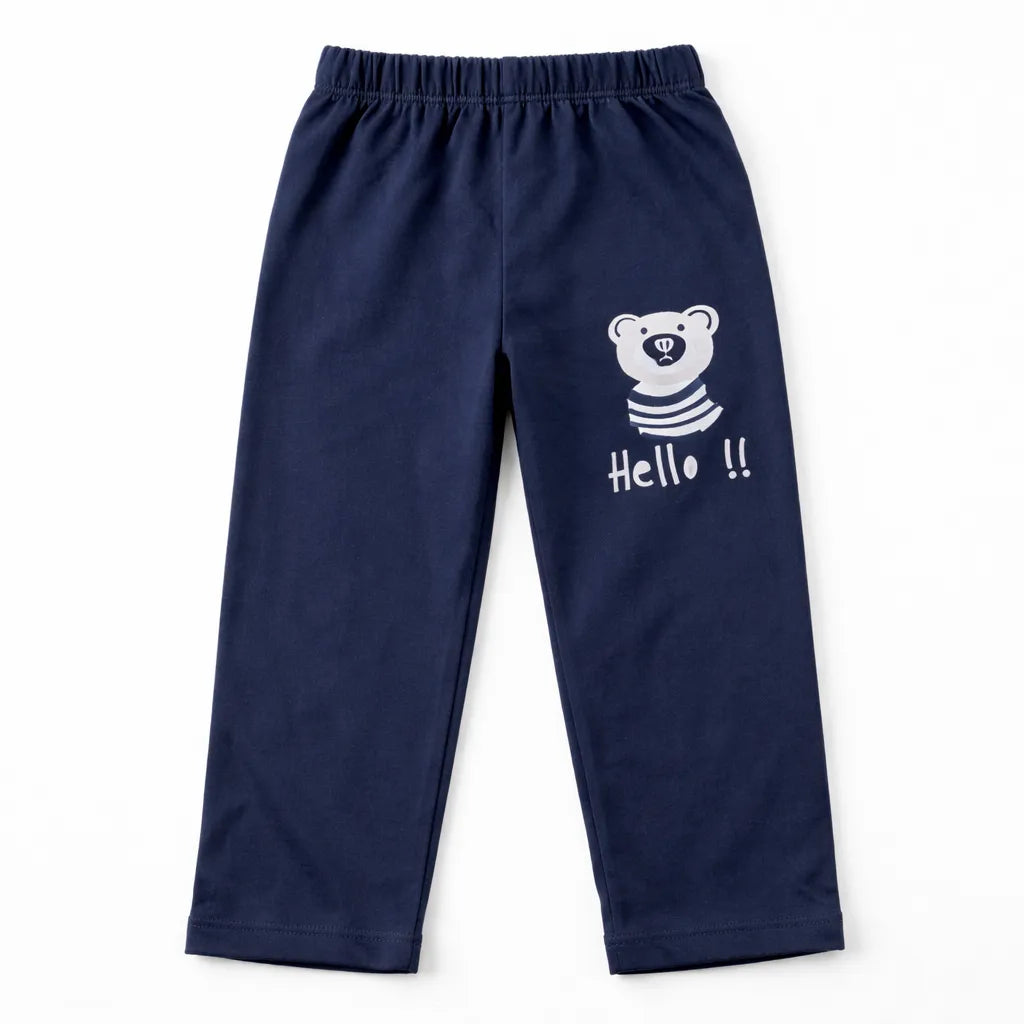 Hello Bear Navy Summer Coord Set (2-Piece) - Lil' Cubs