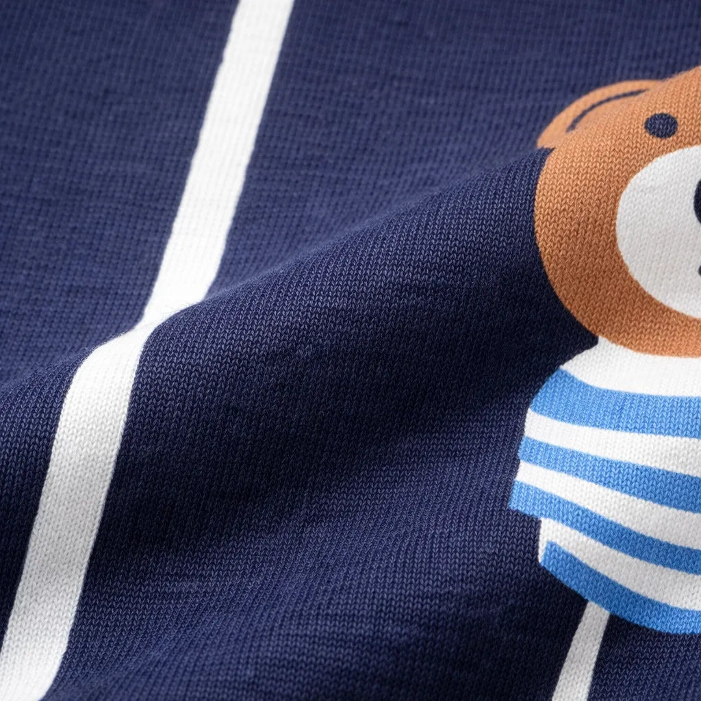 Hello Bear Navy Summer Coord Set (2-Piece)