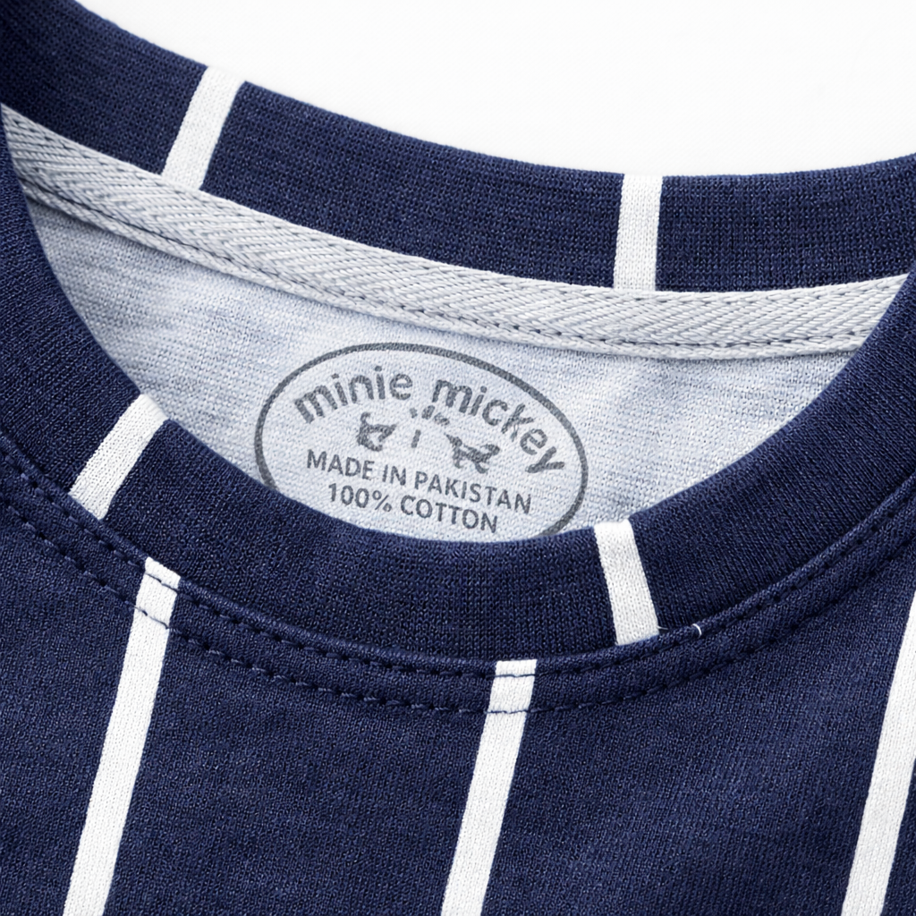 Hello Bear Navy Summer Coord Set (2-Piece)