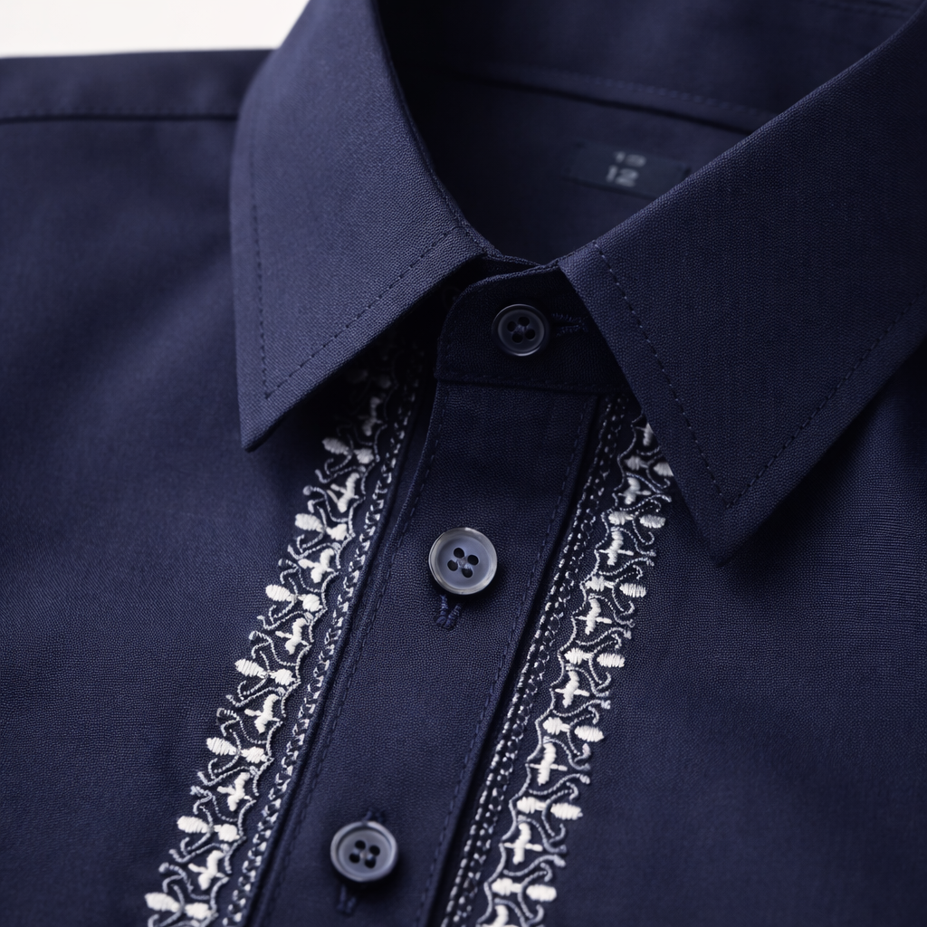 Royal Embroidered Navy Blue Shalwar Kameez