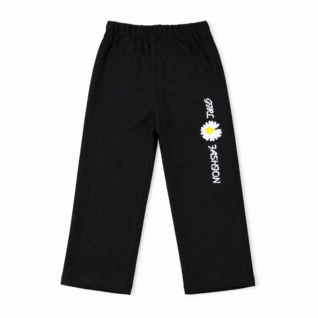 Yellow & Black Baby Girl Summer Coord Set (2-Piece)