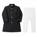 Boys Black Prince Coat (2-Piece) - Lil' Cubs