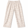 Girls leopard spots white cotton pajamas by lilcubspk featuring a comfortable fit and playful animal print design.