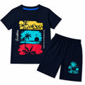 Boys Navy Blue Sunshine Summer Coord Set (2 Piece) Age 1 - 12 Years
