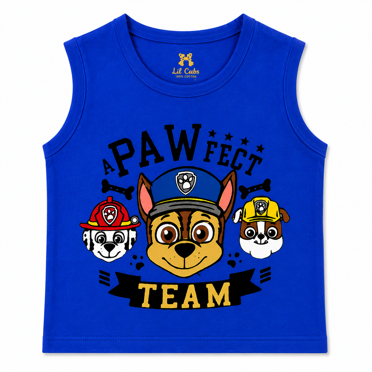 Blue Paw Team Print Summer Coord Set (Ages 1-12)