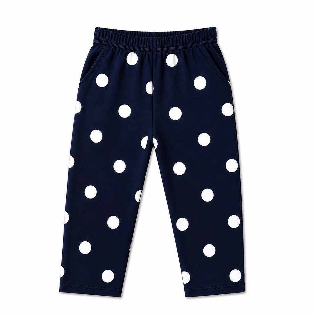 Girls Navy Blue Sweet Heart Summer Coord Set (Ages 2-12)
