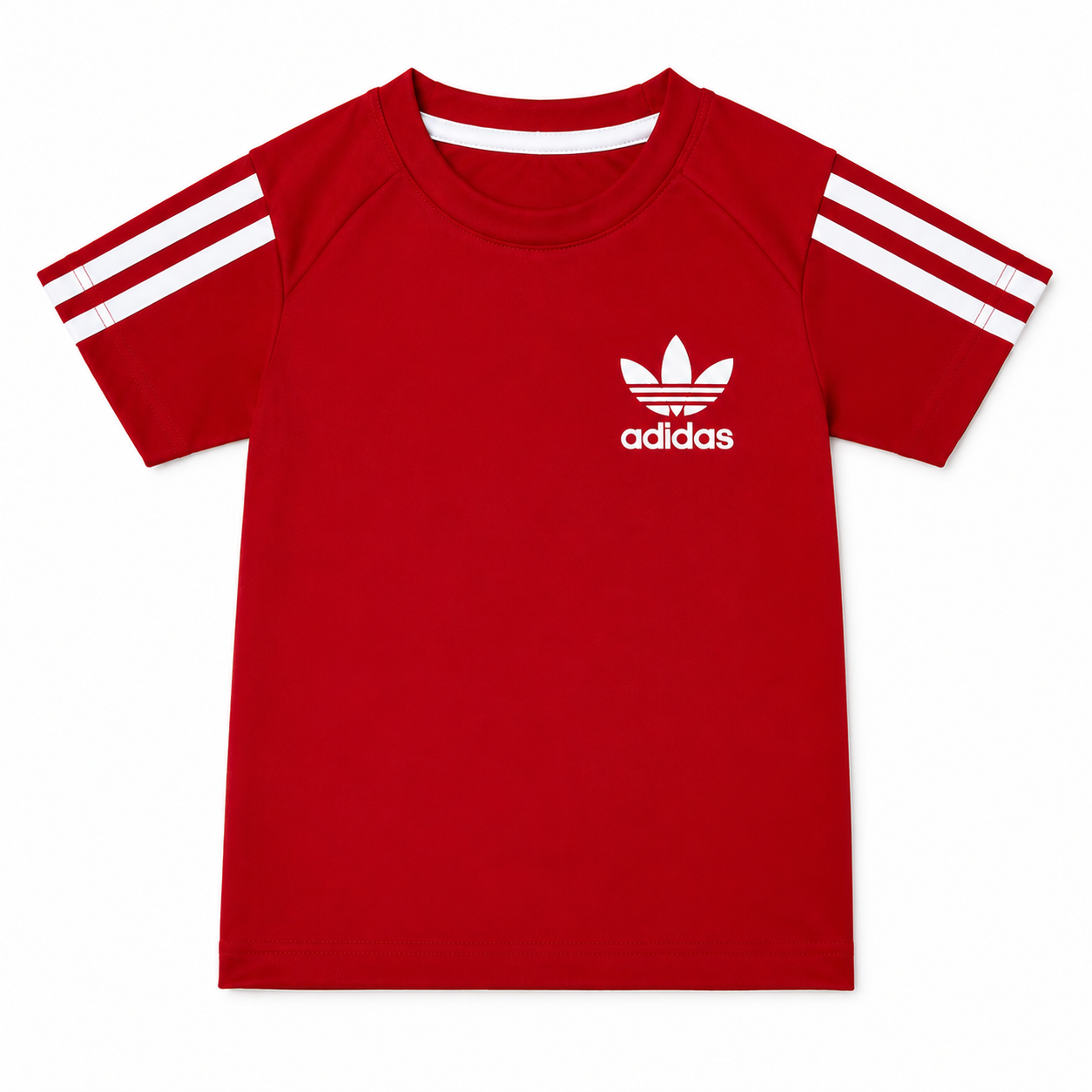 Boys Royal Red Addidas Summer Coord Set (1 - 12 Years)