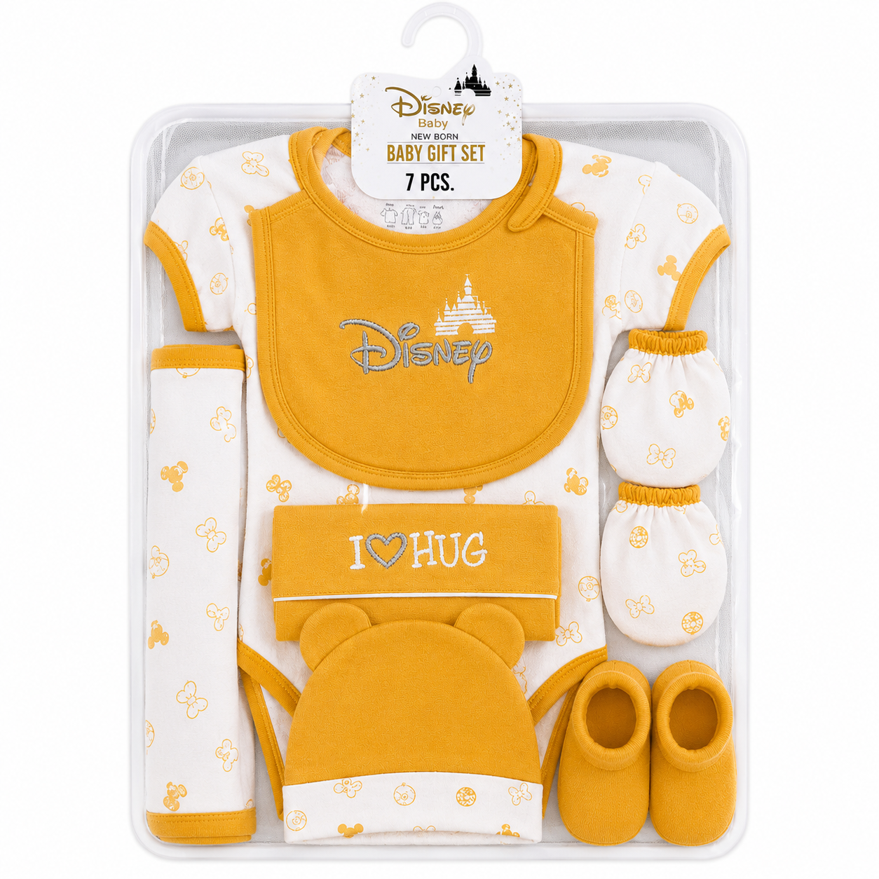 Mustard & White Disney Starter Set (7 Piece)