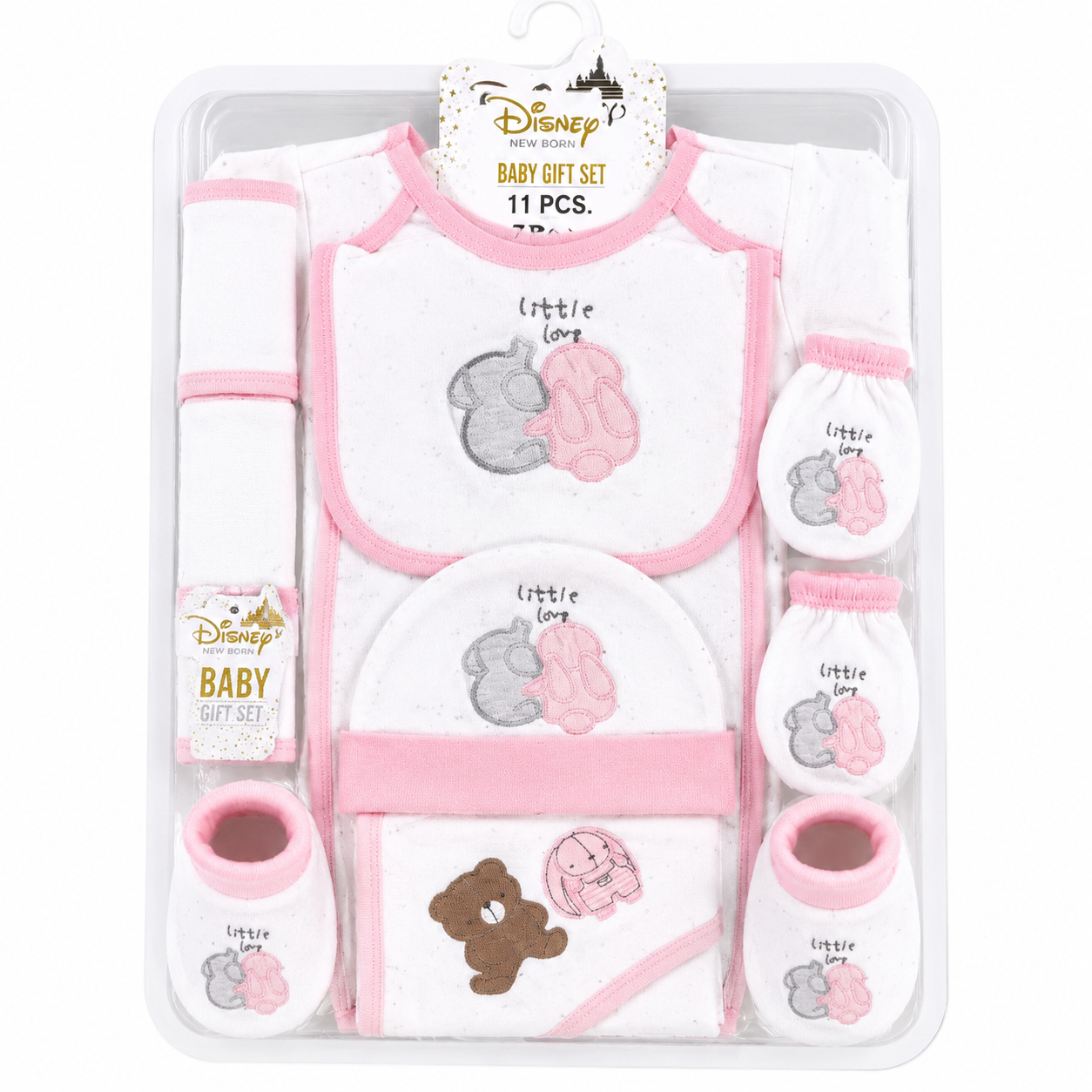 Pink & White Animals Starter Set (11 Piece) (Copy)