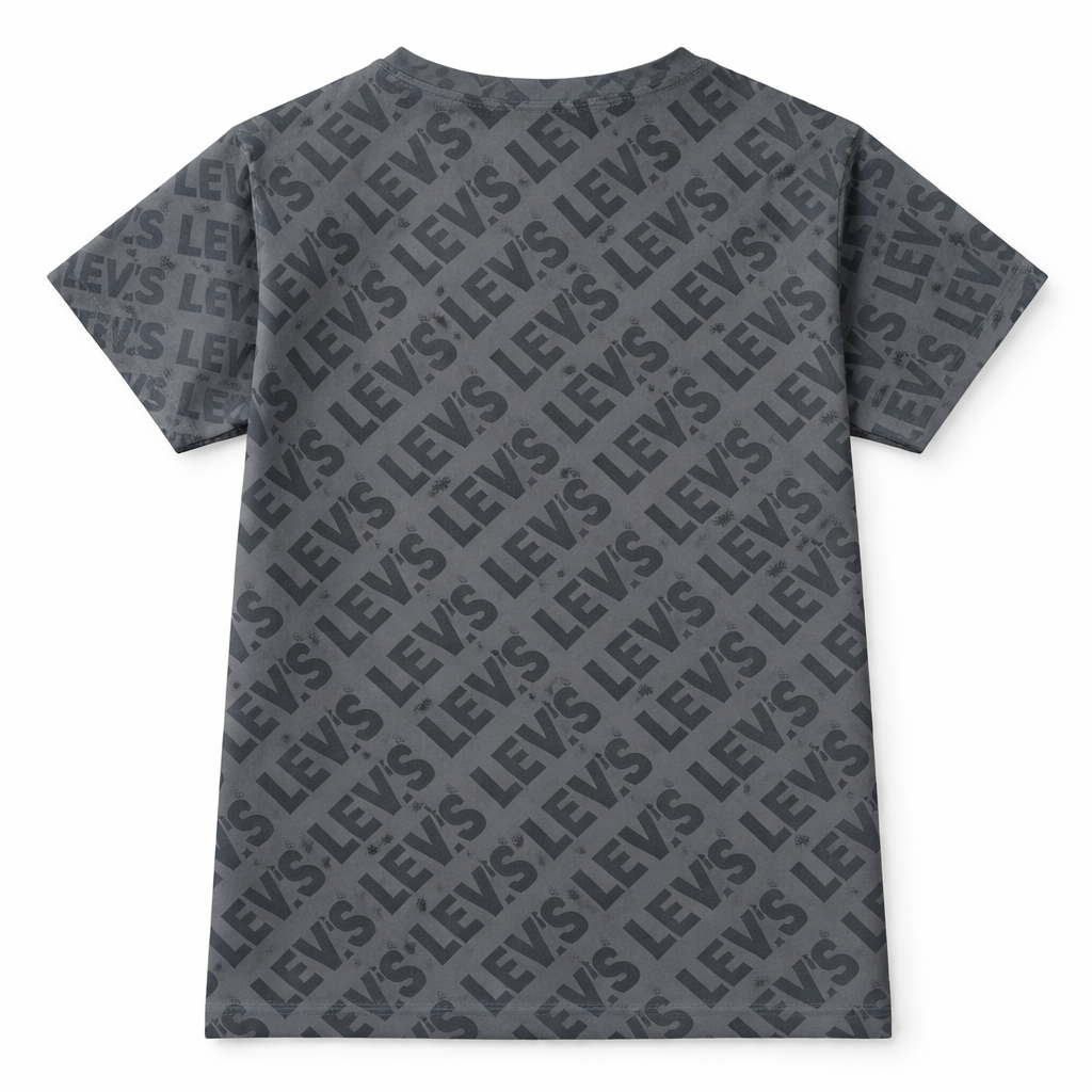 Lava Grey Levis T‑Shirt - Lil' Cubs