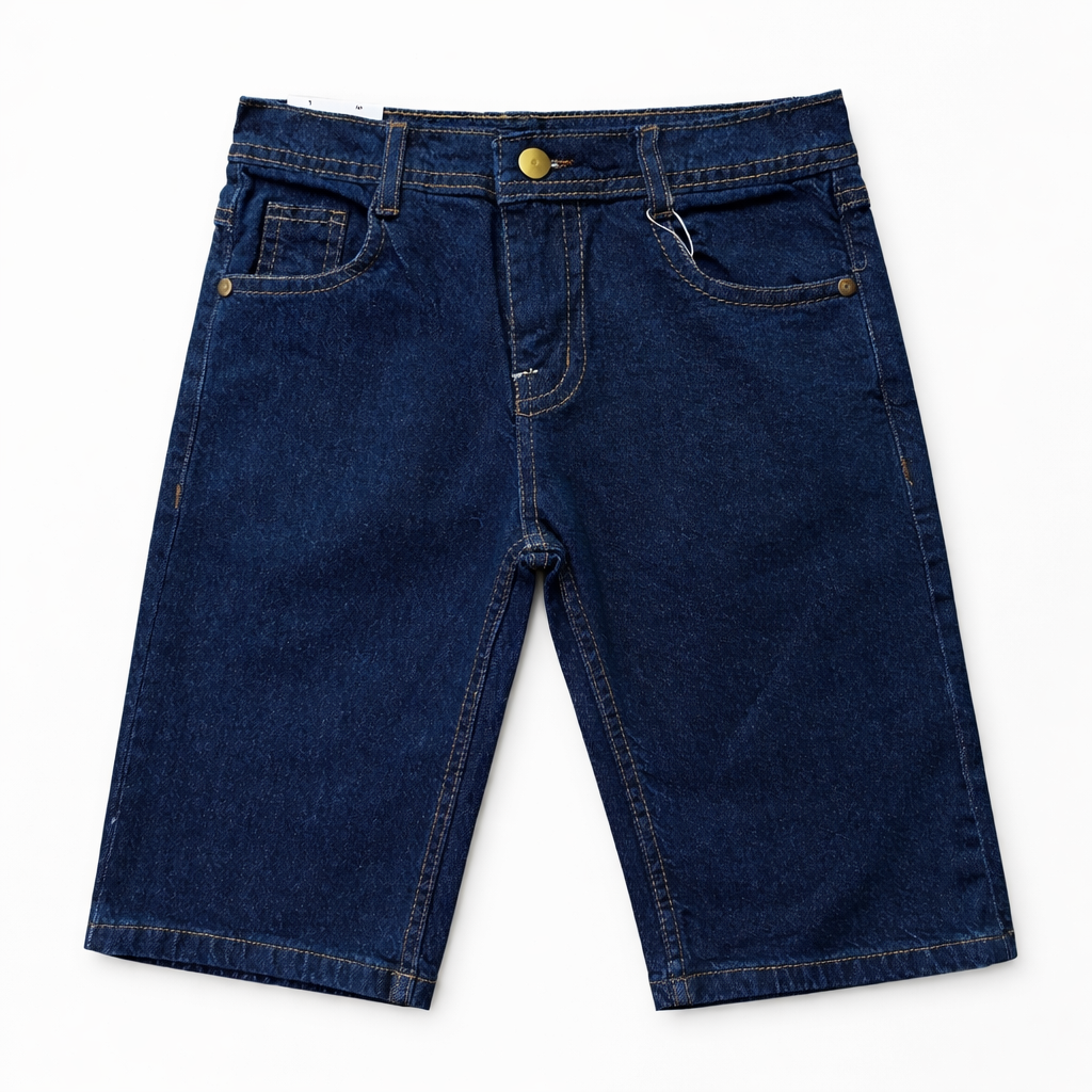 Boys Blue Shorts Denim Jeans - Lil' Cubs