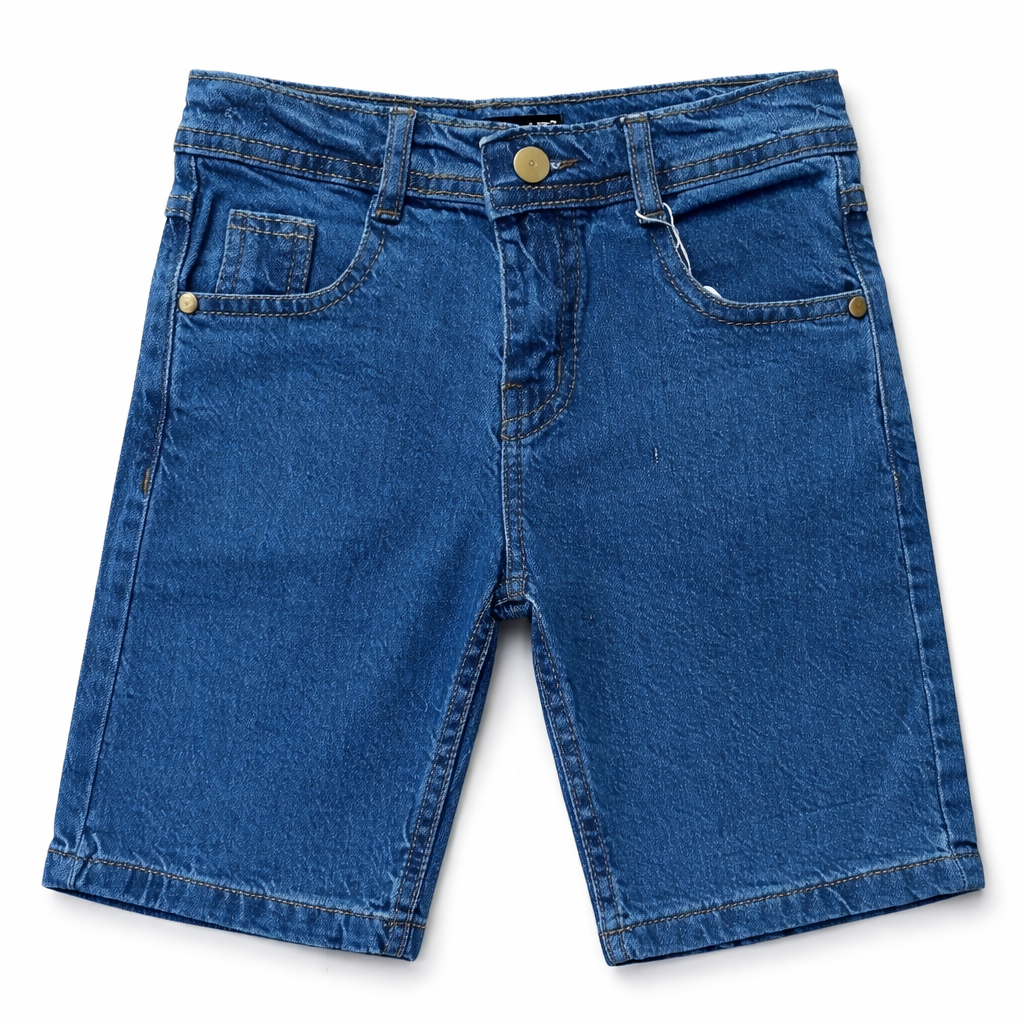 Boys Light Blue Shorts Denim Jeans - Lil' Cubs